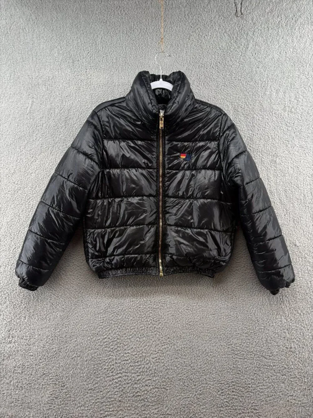Aviator Nation Bolt Luxe Apres Puffer Jacket Black S